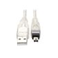 USB 2.0 to IEEE 1394 4-Pin 1394 FireWire Cable -1,8M camera connector