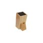 Gräwe universal knife block bamboo incl. Slot for scissors (household goods)