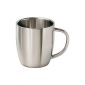 Stainless steel Cappuccino Insulated stainless steel cup Thermo Cup Mug 0.3 l (household goods)