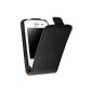 Elegant Flip Case for LG Select your phone - KXE (For Optimus L1 II E410, Black)