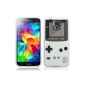 Creator Case for Samsung Galaxy S5 - Case / Cover / white Protective TPU / gel / silicone with cool pattern gameboy color (Electronics)
