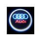 LED entry light 3D Audi door Logo Laser Light Car