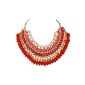 SUNNOW Bohemian Vintage Sweater Necklace Tassel Weaving BIB Necklace Fancy Multi Row Necklaces clavicle chain Necklace Fashion (Clothing)