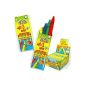 Wax Crayon Child pocket Surprise Child 4 per pack 10 packs (Toy)