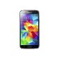 Samsung Galaxy S5 smartphone (12.95 cm (5.1 inches) touch display, 2.5GHz quad-core processor, 2GB of RAM, 16 MP camera, Android 4.4 OS) - Black [EU Version] (Electronics)