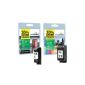 2x Compatible Ink Cartridges for HP PSC 500 - Black + Tri-Colour-45ml High Capacity (Office Supplies)