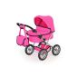 Bayer Design - 13029 - Doll Stroller For Landau - Adjustable - Trendy Rose - 68 Cm (Toy)