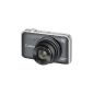 Canon PowerShot SX220 HS Digital Camera (12MP, 14x opt. Zoom, 7.6 cm (3 inch) display, Full HD, image stabilized) gray (Electronics)