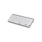 DONZO® BTK 01MAC-W UNIVERSAL BT Bluetooth keyboard QWERTY layout (German keyboard / Keys) suitable for Smartphone | Smart TV | Laptop / PC | almost all devices and mobile phones - White (Electronics)