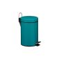 Premier Housewares 0506429 Pedal Bin and bucket Interior Plastic Turquoise 3 L (Kitchen)