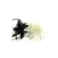 Hair Accessories Fascinator hair comb feathers Black (HACC301) (Health and Beauty)