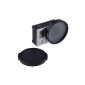 Neewer metal Optical glass UV Lens Filter (52mm) with adapter set incl. Cap for GoPro Hero 3/3 + (Electronics)