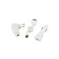 Other Charger 3 in 1 Sector + Car + USB for Apple iPhone 3G 3GS - 4G (Electronics)