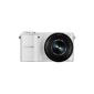 Samsung NX2020 System Camera Set (20.3 megapixels, 9.4 cm (3.7 inch) LCD screen, HDMI, WiFi, USB 2.0 incl. 20-50 mm i-Function lens, spare battery, Samsung 16GB microSD card, Adobe PS Lightroom) White (Electronics)