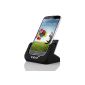VEO | Double Dock for Charging and Sync for Samsung i9500 Galaxy S4 and Portable battery can be used simultaneously (Electronics)