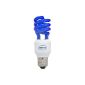 Vision-EL - Compact Fluorescent Bulb 15W E27 Blue Spiral Shape