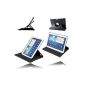Box Deluxe Rotary Samsung Galaxy Tab 10.1 P5210 P5220 + 3 and PEN FILM OFFERED!  (Electronic devices)