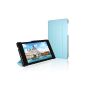 JETech® GOLD Slim Fit Nexus 7 Case Cover Case Case with Stand Function and built-in magnet for sleep / wake for Google Nexus 7 Tablet 2013 (Blue) (Personal Computers)