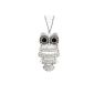 Mail Anda Super Trendy Boho owl necklace owl XXL Groess nhänger owl necklace retro ladies long chain necklace vintage antique owls Owl Gold jewelry fashion jewelry silver (jewelery)