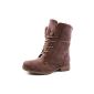 Ladies Winter Lace Boots Boots Shoes lined in leather optics (Textiles)
