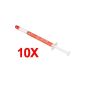 10 1G Silicone thermal compound WLP cooling paste for CPU cooler cooling (electronic)