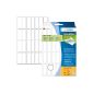 Herma 10605 multipurpose labels, 13 x 40 mm, 896 pieces, Movables / removable paper matt, white (Office supplies & stationery)