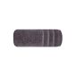 70x140 graphite - graphite gray gray steel chocolate chocolate shine shower towel terry quality 500 g / m² 100% cotton absorbent Belot