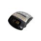 Scott CX 48 Digital Clock Radio (FM tuner, LED display) black / silver (Electronics)