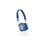 B & W P3 Ultralight HiFi headphones incl. MFI-cable for Apple iPod / iPhone blue (Electronics)