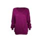 Purple Hanger- sweater ladies knitted sweater long and casual