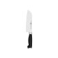 Twin Twin Four Star II Santoku knife, 180 mm (Stainless special steel, twin special formula steel, plastic, stainless steel application) black (household goods)
