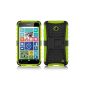 JAMMYLIZARD | Alligator Heavy Duty TPU Case Cover for Nokia Lumia 630, lime green (Personal Computers)
