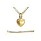 CLEVER Jewelry Set Gold pendant 