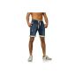 Sweat Jeans Denim Shorts Jogger Summer Shorts Sublevel 98-86 dark blue (Textiles)