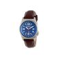 Torgoen - T05504 - Pilot's Watch Men - Quartz Analog - Blue Dial - Brown Leather Strap (Watch)