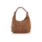 CNTMP, ladies handbags, hobo bags, shoulder bags, bag, bags, trendy bags, velvet, suede, suede, leather bag, A4, 44x36x4cm (W x H x D)