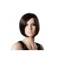 Songmics New Wig Brown Straight Shorthair Wigs Female WFF023 (Personal Care)
