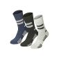 Lavazio® 6 | 12 | 18 | 24 pairs of men's thermal socks thick & wonderfully warm black / gray / blue (Textiles)