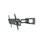 NEG professional Universal TV wall mount 7515 pan-tilt + extendable, up to 80kg, 32-60 inches, AB 82cm screen width (Black) (Electronics)