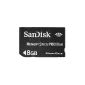 SanDisk Memory Stick PRO Duo 8GB memory card (electronic)