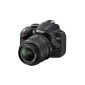 Nikon D3200 SLR Digital Camera (24 Megapixel, 7.4 cm (2.9 inch) display, Live View, Full HD) Kit incl. AF-S DX 18-55 VR Lens (Electronics)