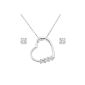 Parure Necklace and Earrings - C20CP03016 - Women - Silver 925/1000 Gr 2.39 - Zirconium oxide (Jewelry)