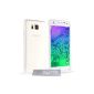 Yousave Accessories Samsung Galaxy Alpha shell Clear Silicone Gel Cover (Electronics)
