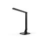 INNORI Natural Light LED Multi-function office desk lamp (4 lighting levels, Reading, Studying, Relax & Sleep, 5 - level brightness control for each mode) Sensitive Touch button Hidden USB charging port, available colors, black