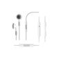 In-ear headphones with remote control, volume and microphone buttons for iPod, iPhone and iPad (Electronics)