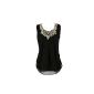 Malloom® Fashion Ladies Tops Sleeveless Chiffon pleated blouse career (Textiles)