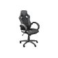 Premium sports seat executive chair Office chair Racer black 59801
