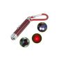 TRIXES 2 in 1 Laser Pointer Flashlight Keyring with red LED (Electronics)
