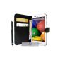 Luxury Wallet Case Cover for Motorola PEN E + and 3 FILM OFFERED!  (Electronic devices)