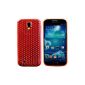 Luxburg® Case Cover Samsung Galaxy S4 Ruby Red TPU Silicone case (Electronics)